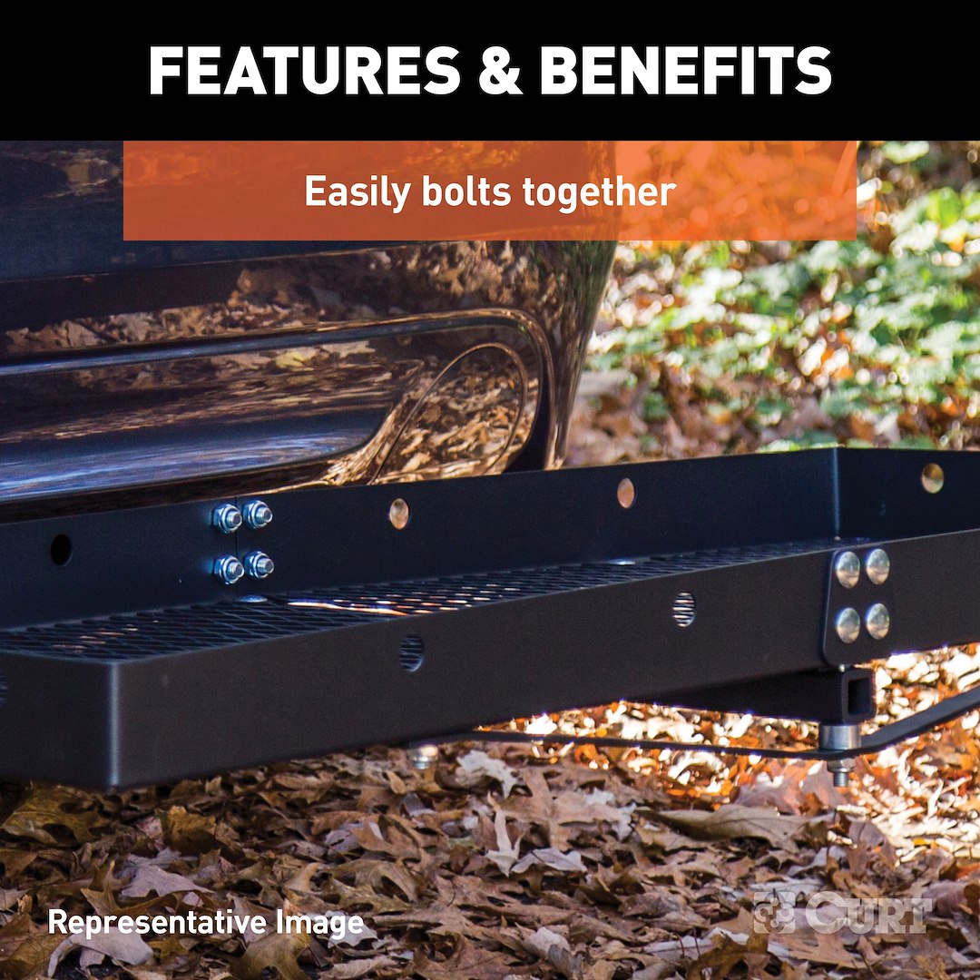 Curt 18109 Trailer Hitch Cargo Carrier - image 4