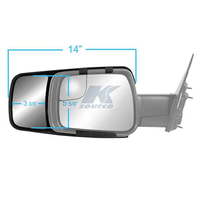 K-Source Add-On Towing Mirrors - Pair – 80730