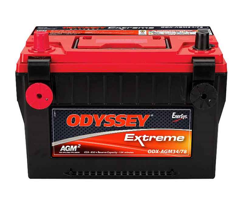 Odyssey Battery ODX-AGM34 78 Odyssey AGM Starting Battery Group 34/78 12V 850 CCA – image 3