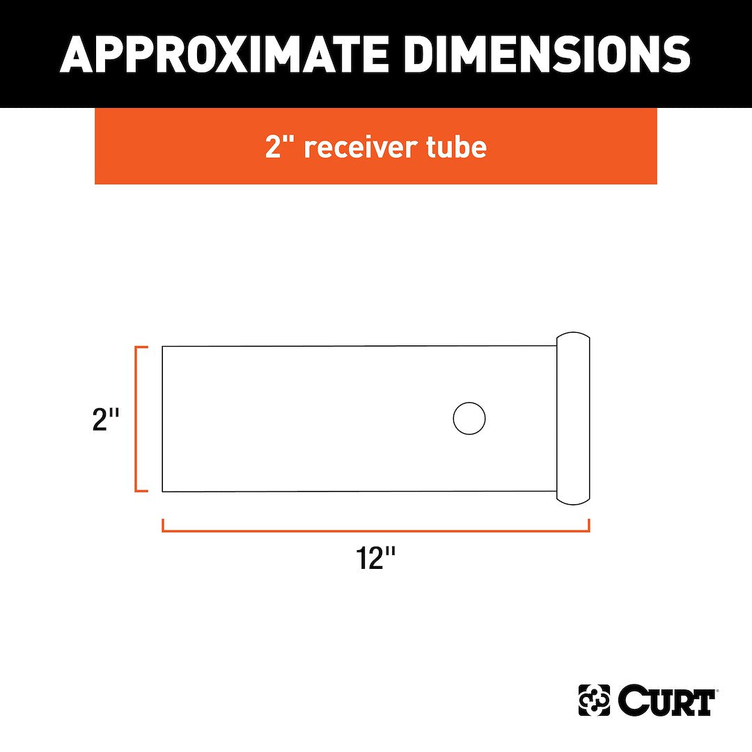 Curt 49120 Trailer Hitch Receiver Tube - image 3