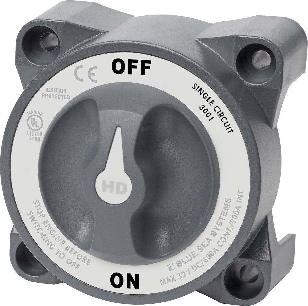 Blue Sea 600A Battery Disconnect Switch – 3001-BSS