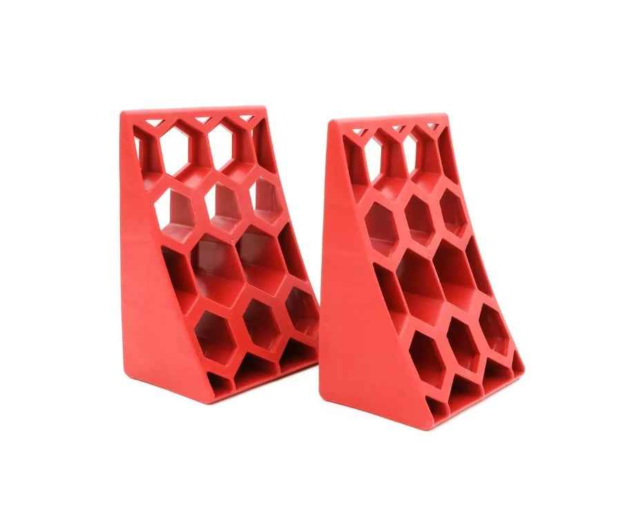 Weigh Safe Orange Trailer Wheel Chocks - Set of 2 – WS-WCS