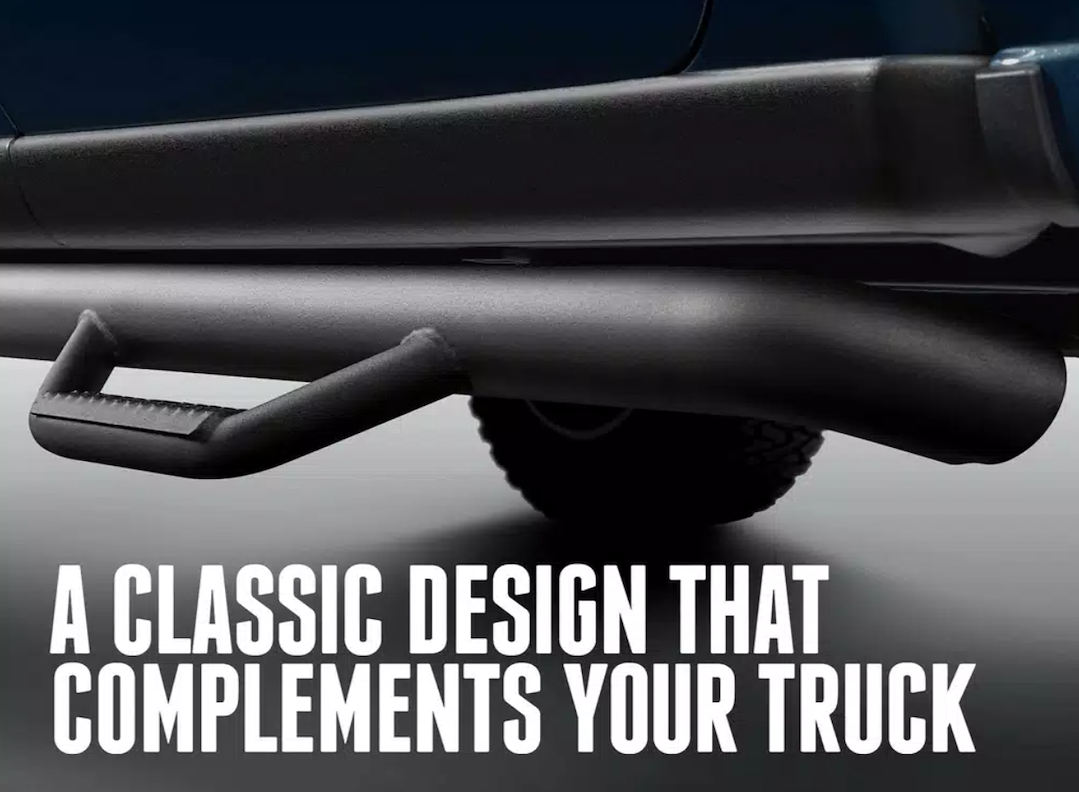 N-Fab T1678CC-TX Cab-Length Step Nerf Bar