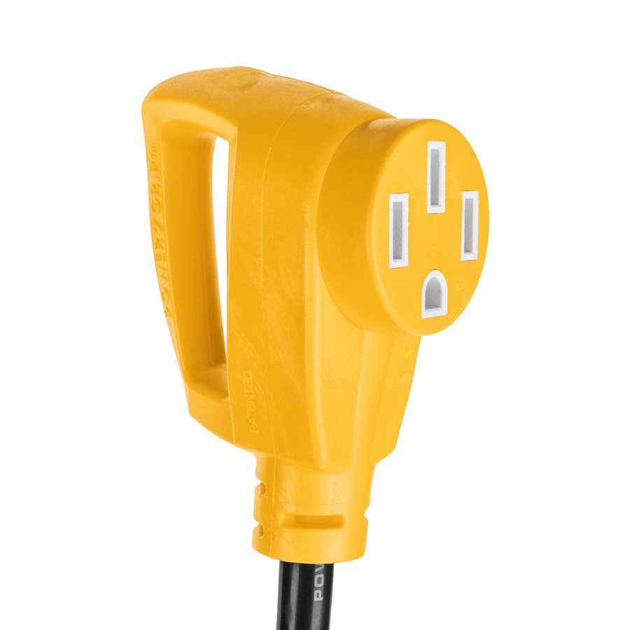 Camco 55185 Power Adapter - TT-30P to 14-50R, 18 in