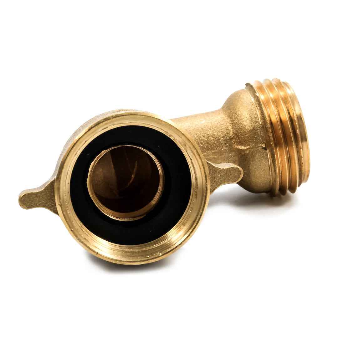 Camco 22502 90-Degree Brass Garden Hose Elbow