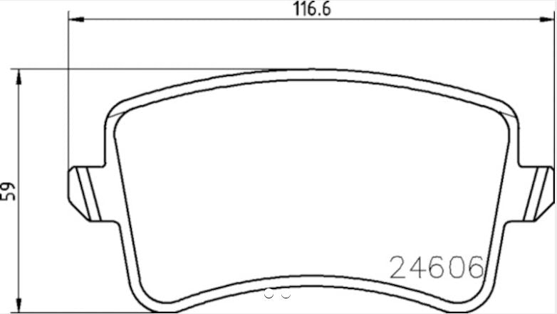 Hella Pagid 355025381 Disc-Brake Pad Set