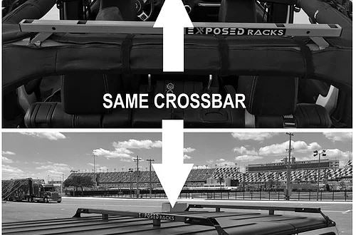Exposed Rack 8-00-9602-BK Solid Middle Roof-Rack Crossbar