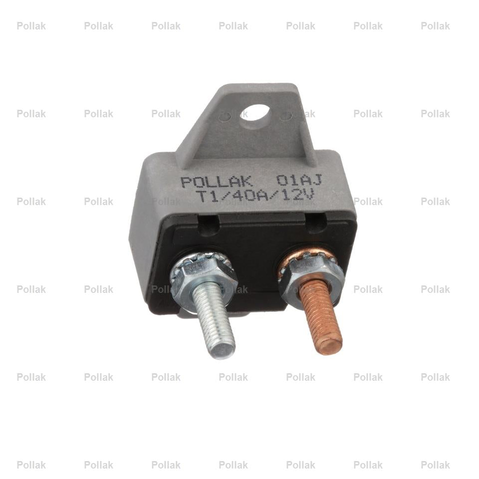 Pollak Type I 12 Volt 40 Amp Circuit Breaker (54240PLV)
