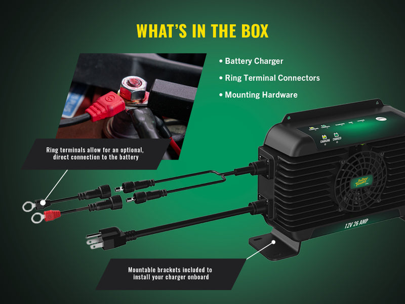 Battery Tender 022-2011-DL-WH Power+Plus Onboard 12V 26A Marine Charger - image 12