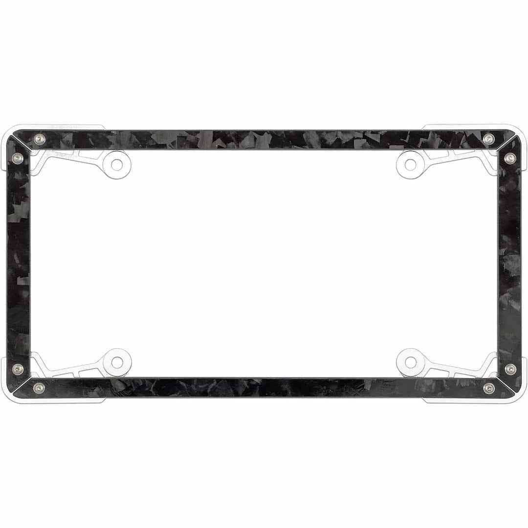 Cruiser 59298 Forged Black/Clear Plate Surround