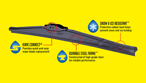 ANCO W-24 Replacement Winter Wiper Blade