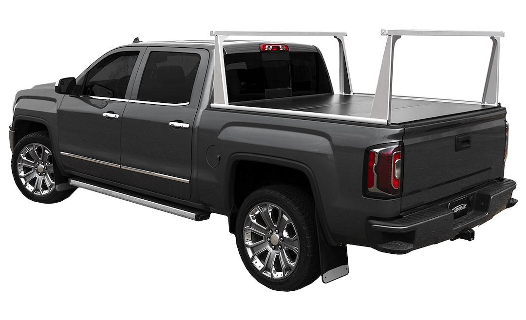 ACCESS Covers 4006040 Silver Aluminum Bed Rack Uprights, Pair