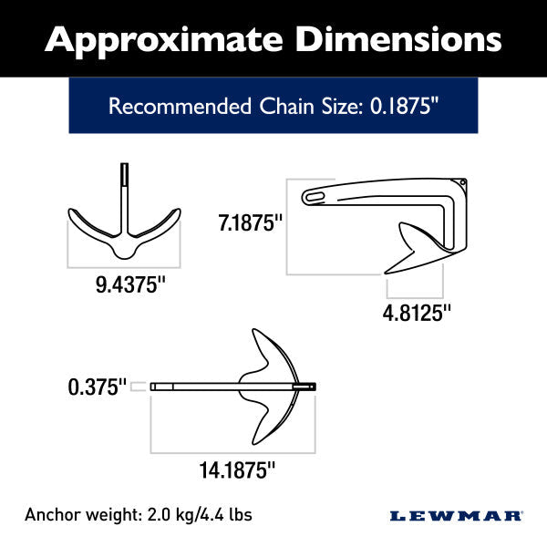 Lewmar 0057902 Anchor - image 2