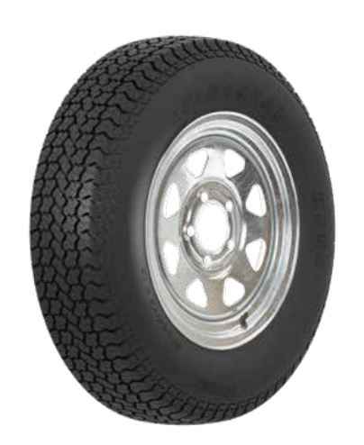 Americana 3S880 Trailer Tire & Wheel - ST-225-75-15 / 15x6