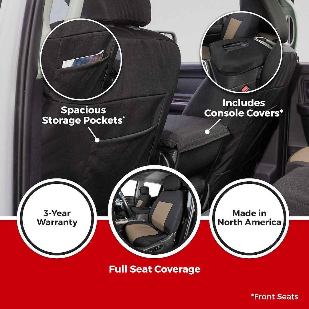 Covercraft 4251ABENCC Charcoal PrecisionFit Endura Front Cover
