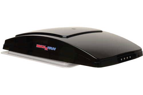 MaxxAir 00-07500K Powered-Lift Roof Vent Fan - Smoke Dome
