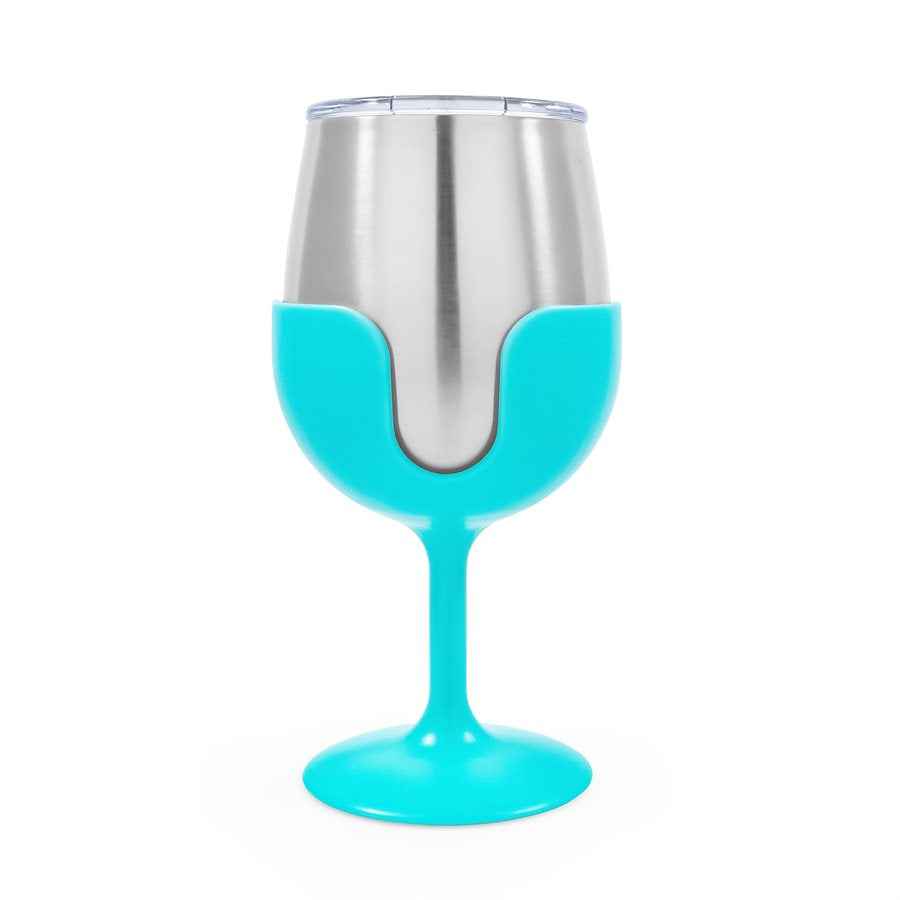 Camco 8-oz Stainless Wine Glasses - 2 Pack – 53484