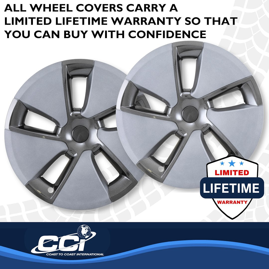 Coast To Coast 56518SC 18-Inch Silver Five-Spoke Cover Set - image 5