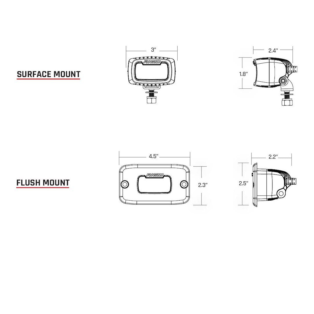 Rigid Lighting 902513 Driving/ Fog Light - image 3