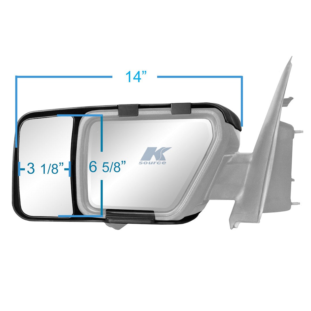 K-Source Exterior Towing Mirror for Ford F-150 2021–2026 – 81860