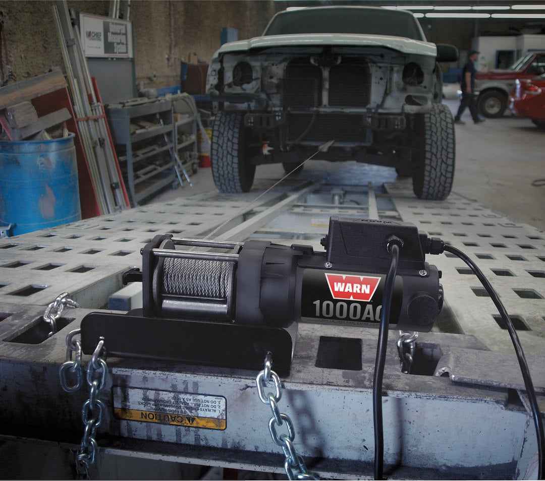 Warn 120V Winch - 1000 lb, Steel Line – 80010