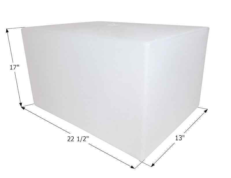 Icon 15009 20 Gallon Fresh Water Tank , 22-1/2" W x 17" L x 13" H ICON – image 1
