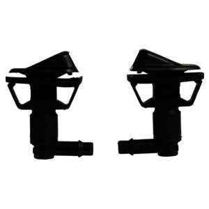 Crown Automotive 68164356K Unlighted Black Windshield Spray Nozzle Kit