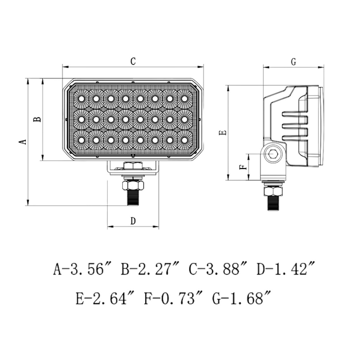 Builtbright BB44041 Work Pod Task White LED Work Light, 32W