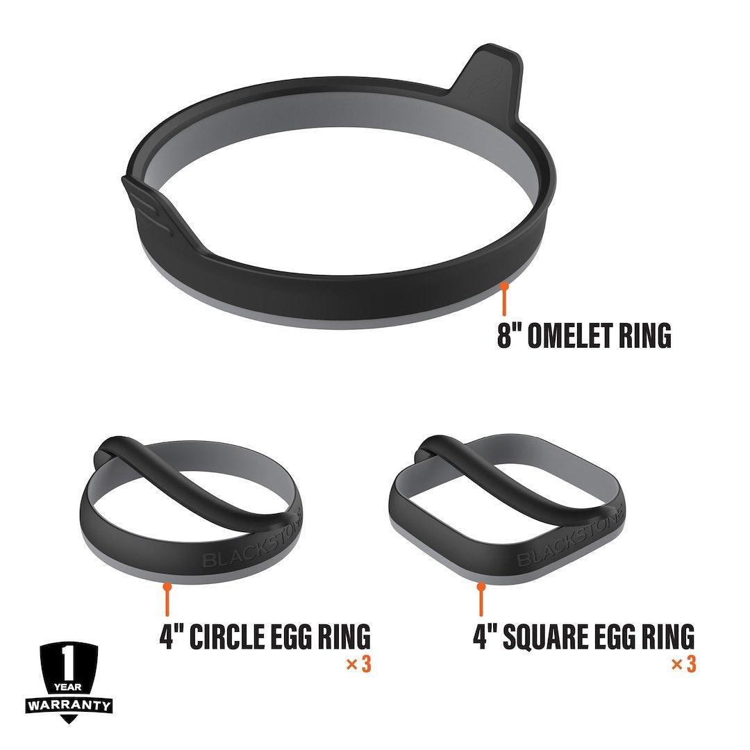 Blackstone 7-Piece Egg & Omelet Ring Set – 5515