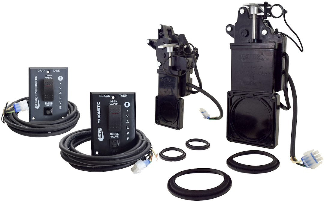 Valterra 1-1/2 and 3 in Electric RV Waste Valve Body – E1013NEVP