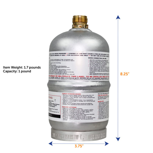 Flame King Fk-1lb-Alm Propane Tank - image 5