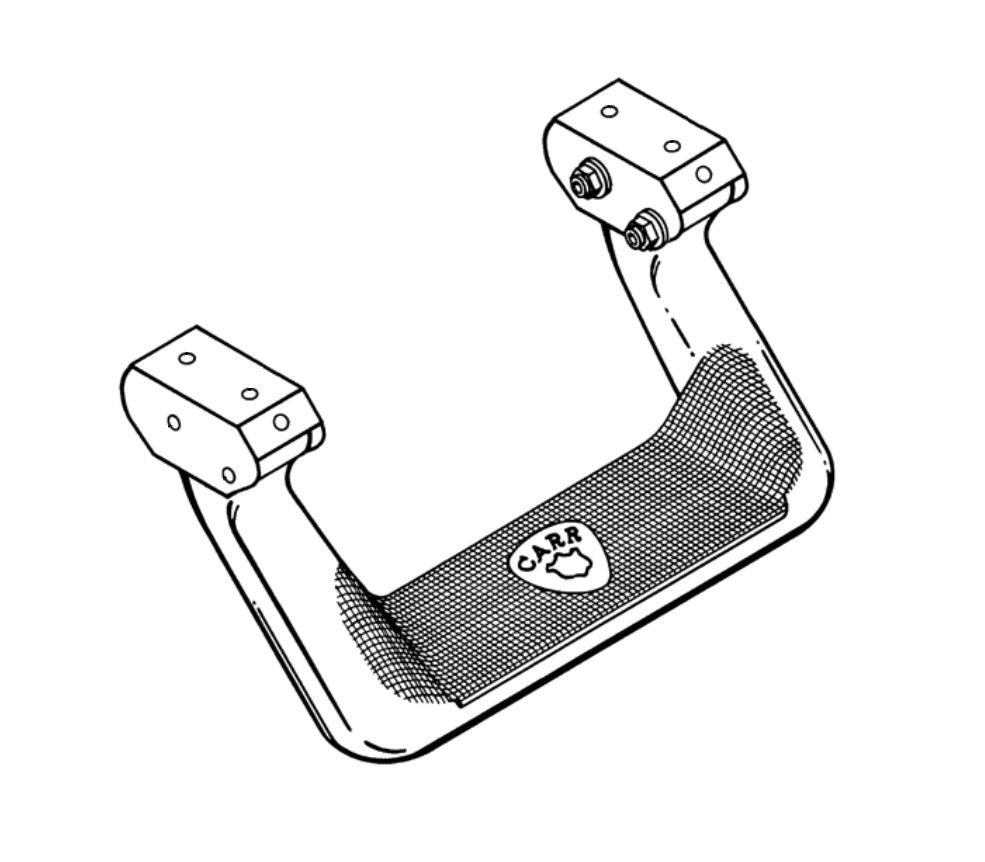 Carr 128227-1 Super Hoop XP7 Safety-Yellow Entry Platform - image 1