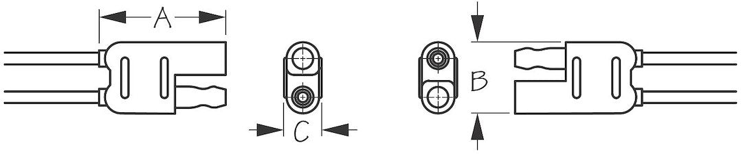 Sea Dog 426880-1 Polarized Electrical Connector