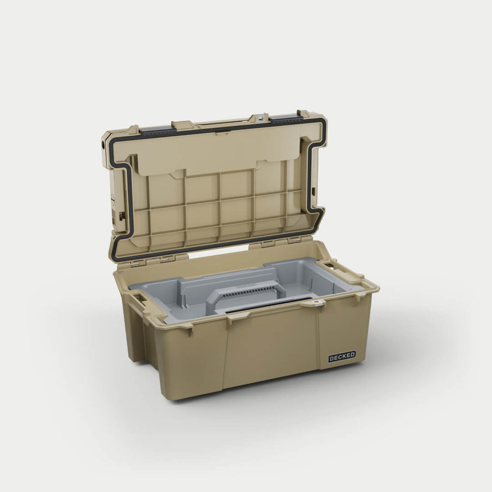 Decked A0010-SIXR-TAN Sixer 16 Portable Storage Box