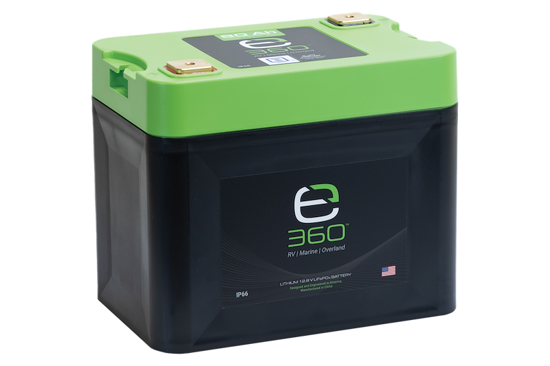 Expion 360 EX-G24-80C RV Marine Lithium Battery Expion360 Group 24 80Ah 12.8V – image 1
