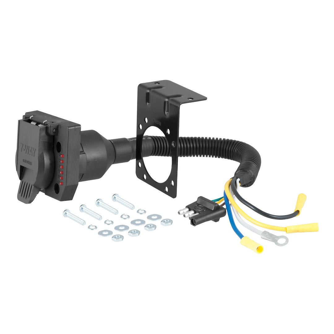 Curt 57676 Trailer Wiring Connector Adapter - image 1