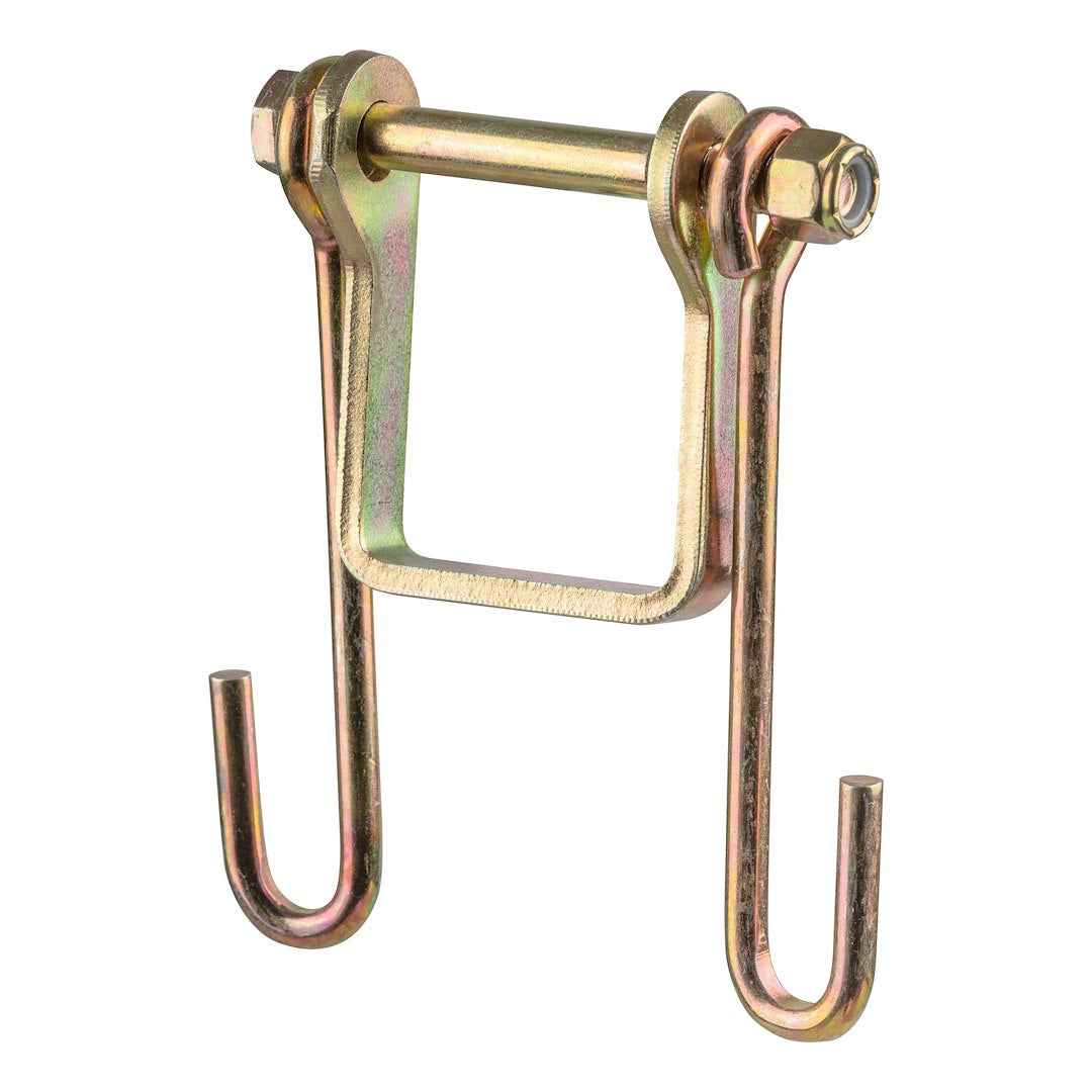 CURT 45806 Bolt-On Safety Chain Holder for 2-Inch Shanks