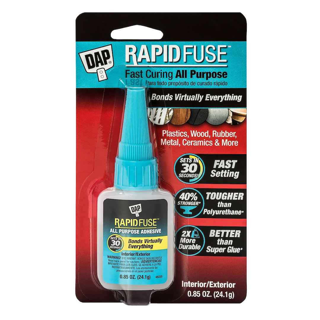 DAP 7079800155 RapidFuse Clear Adhesive, 0.85 oz