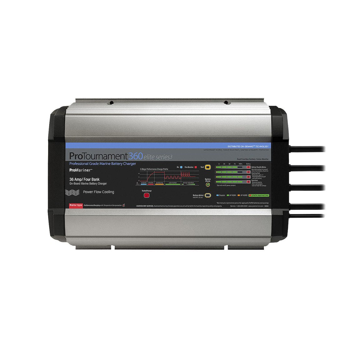 Pro Mariner 12V 36A 4-Bank Marine Battery Charger – 53364