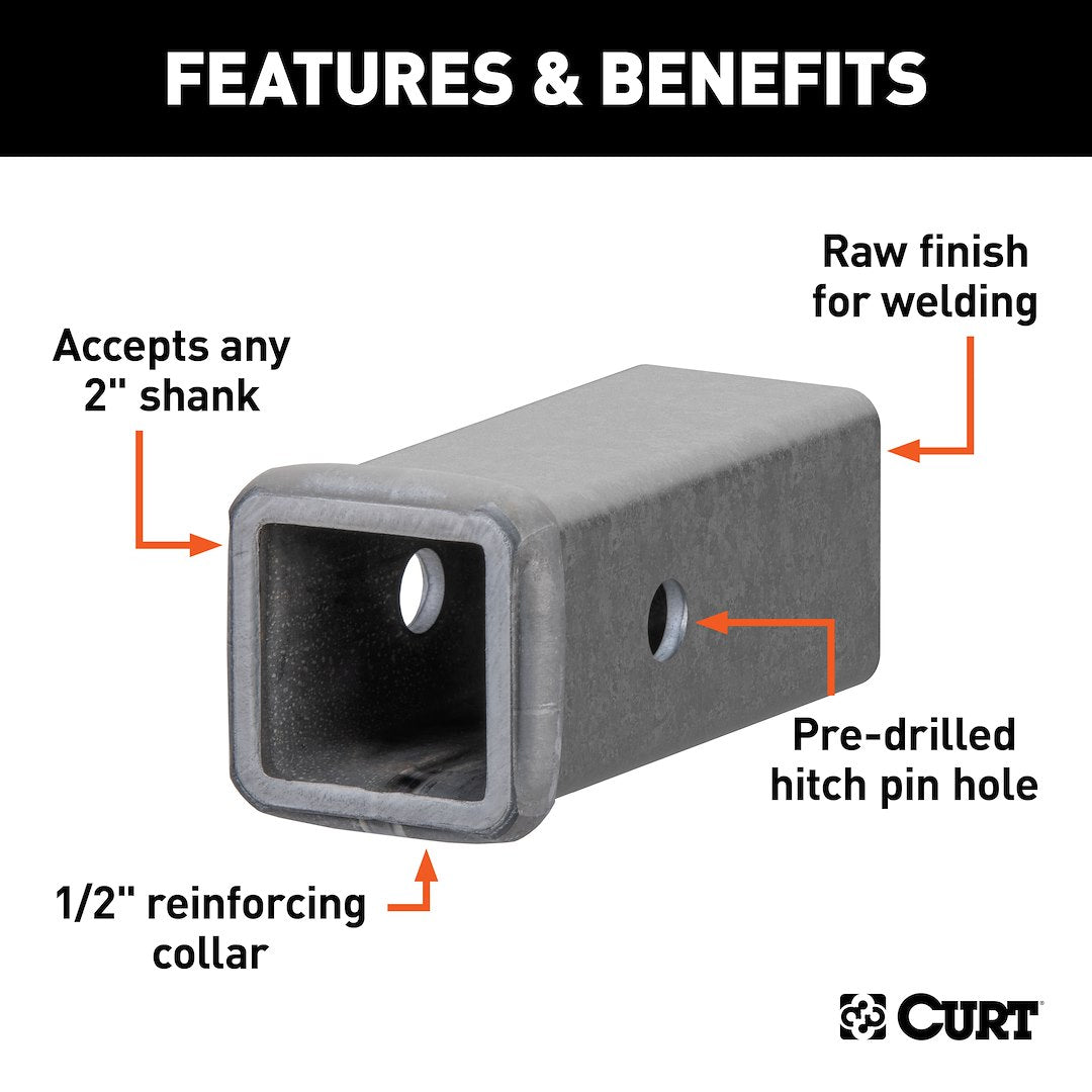 Curt 49060 Trailer Hitch Receiver Tube - image 2