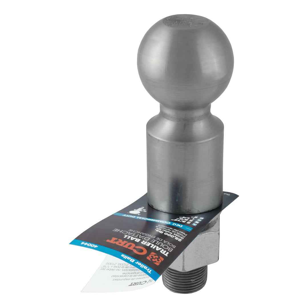 CURT Trailer Ball - 2-5/16 in, 1-1/4 in Shank, 25000 lb – 40087
