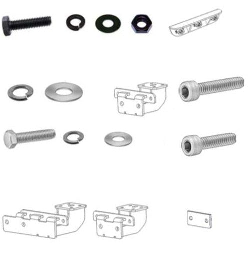 Go Rhino D64526TK Side-Step Installation Brackets