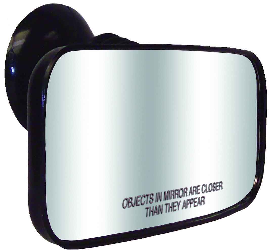 CIPA USA 11050 Suction-Mounted Rectangular Rearview Mirror