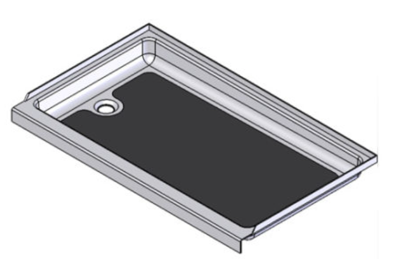 Specialty Recreation SP2440WL 24" x 40" RV Shower Pan with Left Drain – image 3