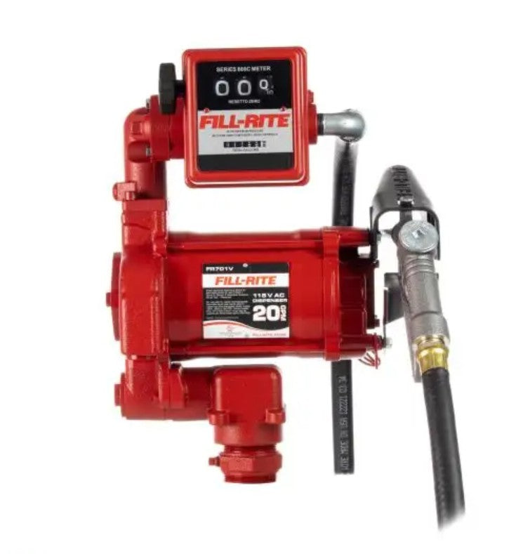 Fill-Rite Fr701v Metered AC Tank-Transfer Pump