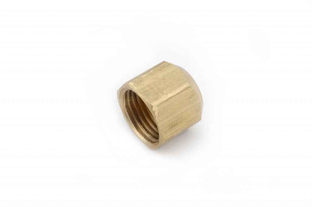Anderson Fittings 70404006 Lead-Free Brass Cap, 5/8-18