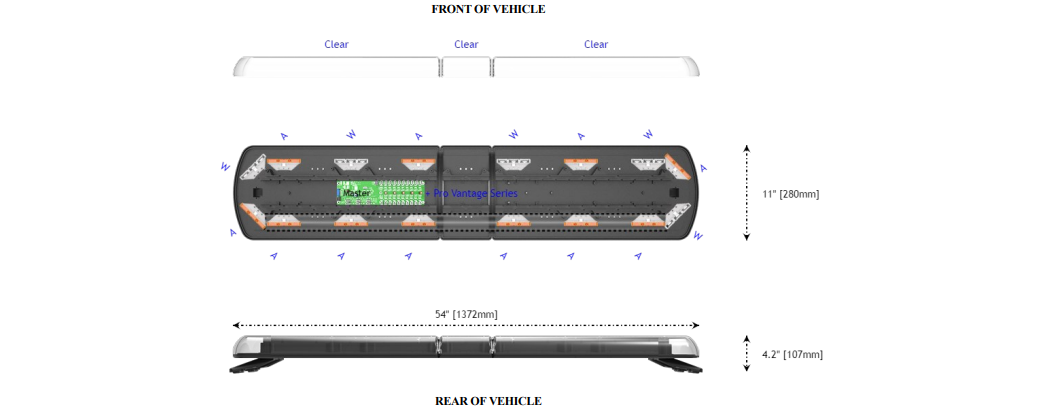 Ecco Elect 12-51813-Es LED Lightbar Assembly