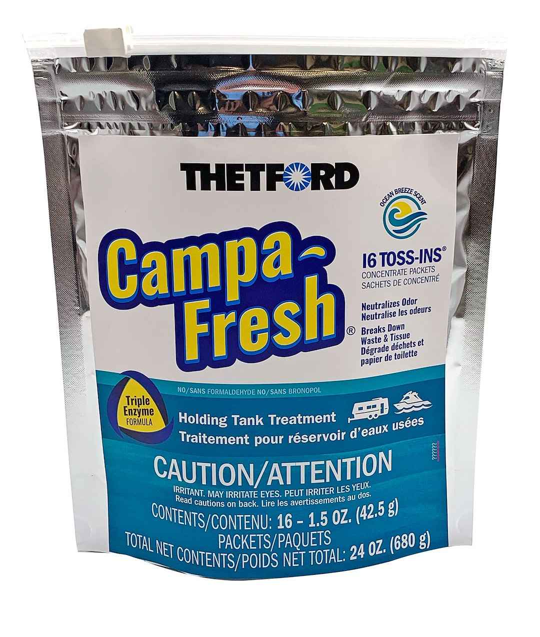 Thetford/ Norcold 51117 Campa-Fresh Ocean Breeze Drop-Ins, 16-Pack
