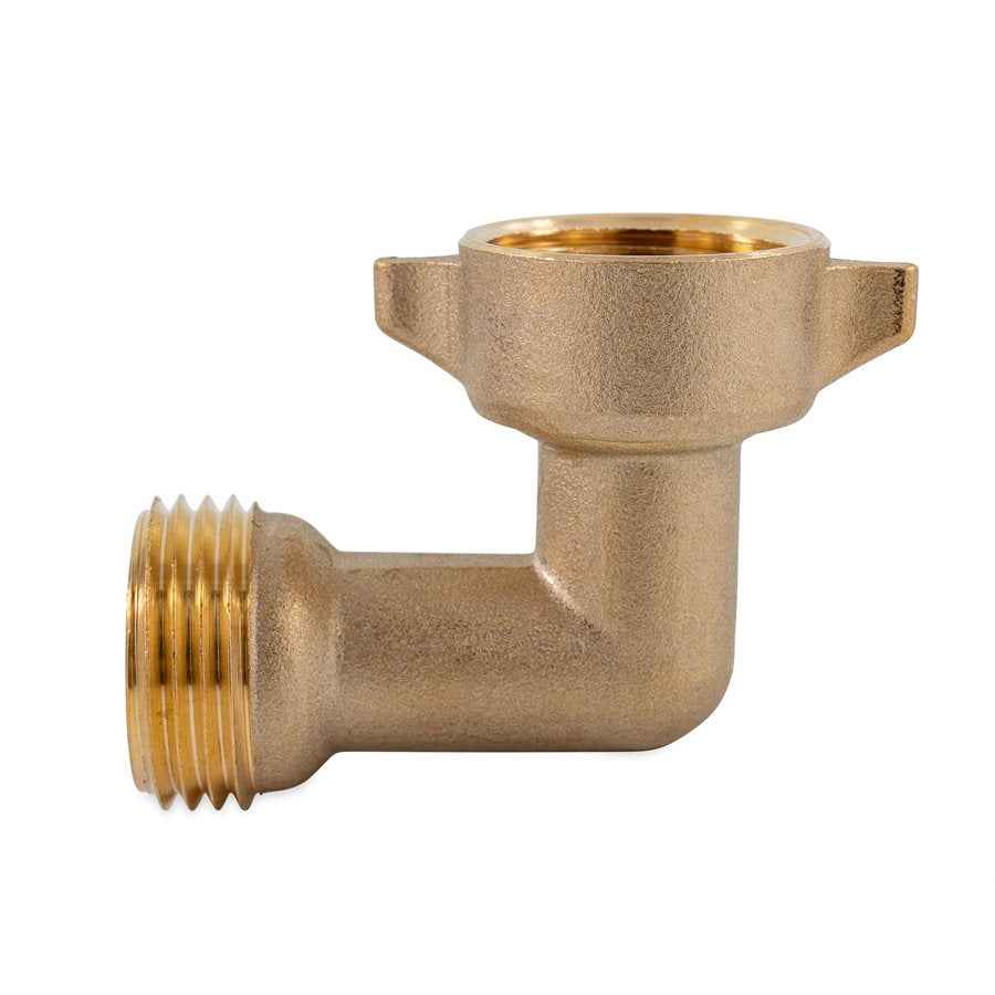 Camco 22504 Forged Brass 5/8-Inch 90-Degree Hose Elbow