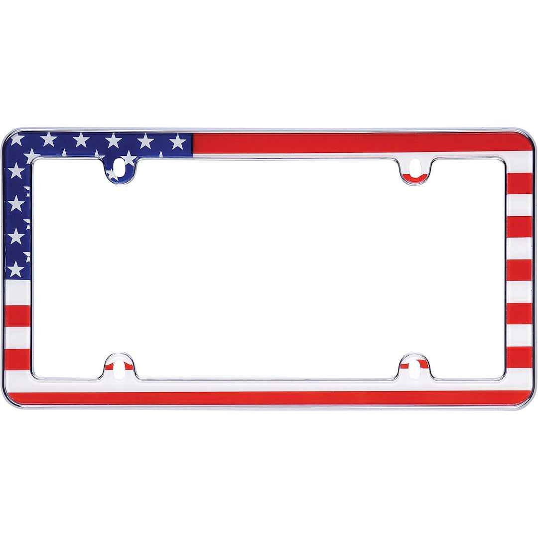 Cruiser License Plate Frame - USA Flag, Automotive – 23003